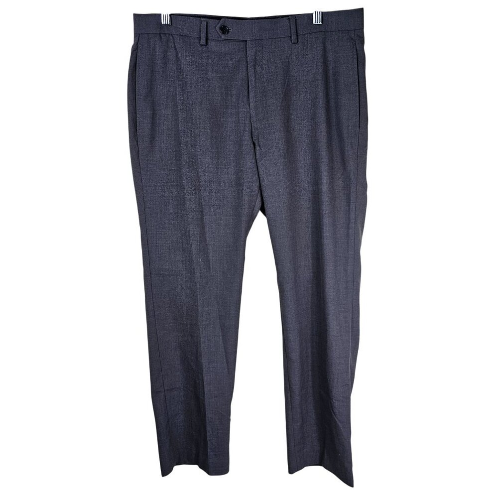 Lauren Ralph Lauren Mens Dress Pants 34 Gray‎ Flat Front Straight Office Neutral